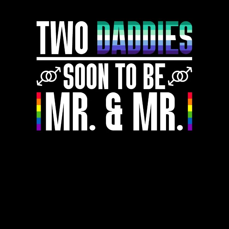 Zwei Väter werden bald Herr & Herr - Gay Pride Hoc
