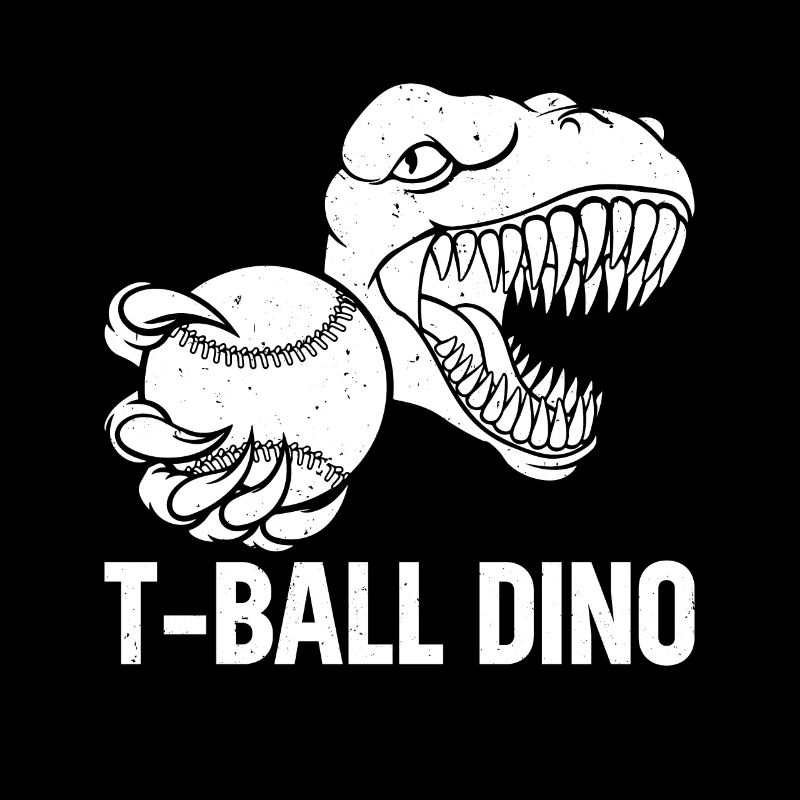 T-ball Dino Tee-ball Player Dinosaur