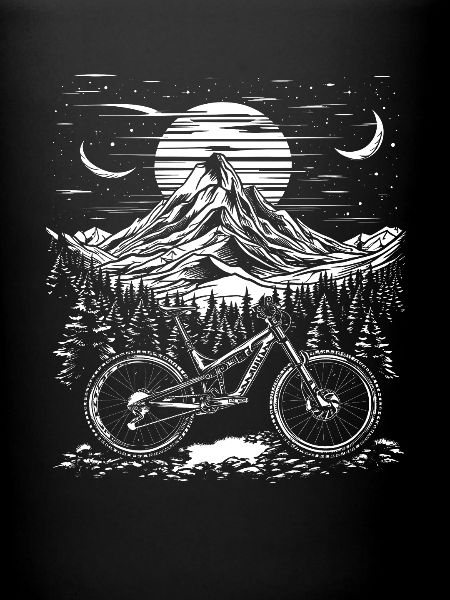 Mountain Biking Sketch