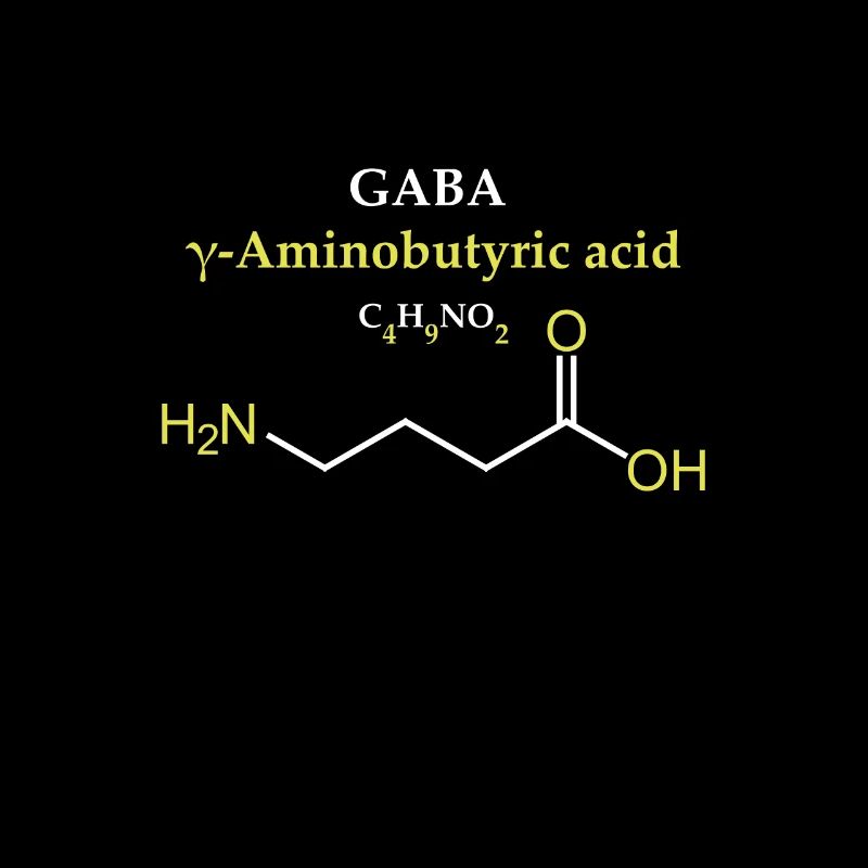 Gamma-Aminobuttersäure GABA-Molekül
