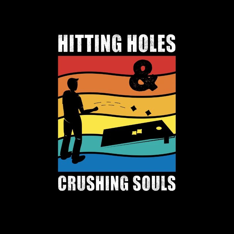 Cornhole pouf trou aveugle cadeau