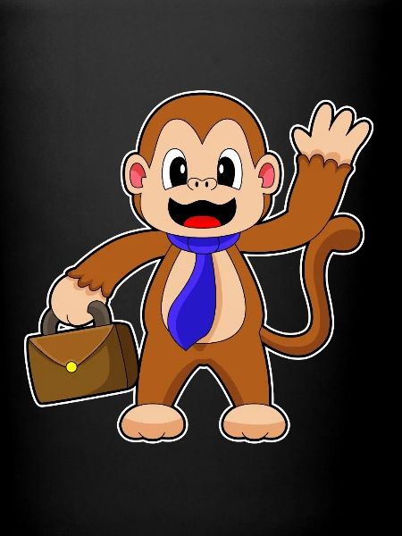 Monkey Entrepreneur Briefcase