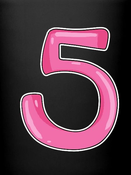Cinq chiffres numéro 5