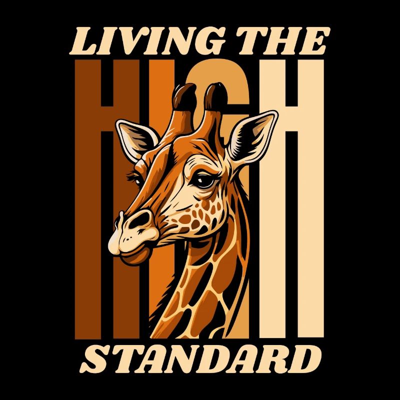 Den hohen Standard der afrikanischen Giraffidae leben