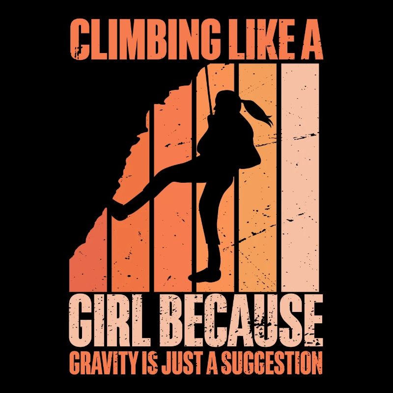 Rock Climber Climbing Mountain