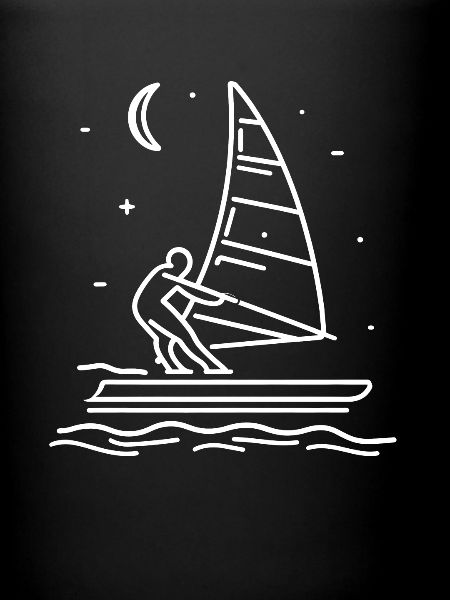 Windsurfer Drawing