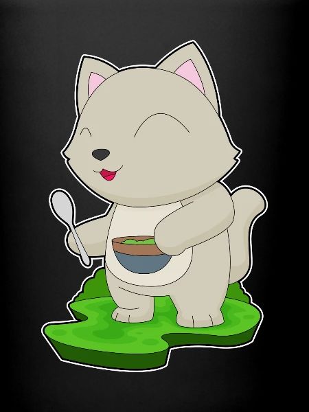 Cat Cooking Bowl Cooking