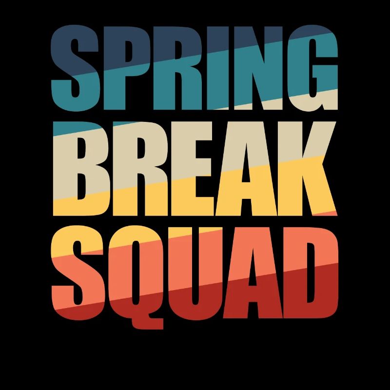 Spring Break Squad Retro Spring Break
