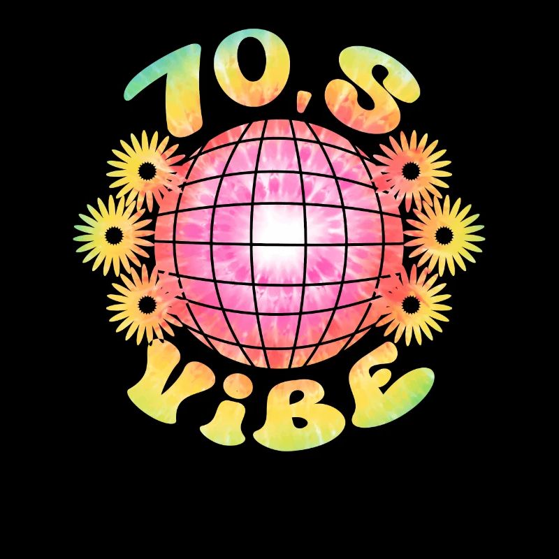 Disco Groovy Hippie 70s 80s Vintage Seventies