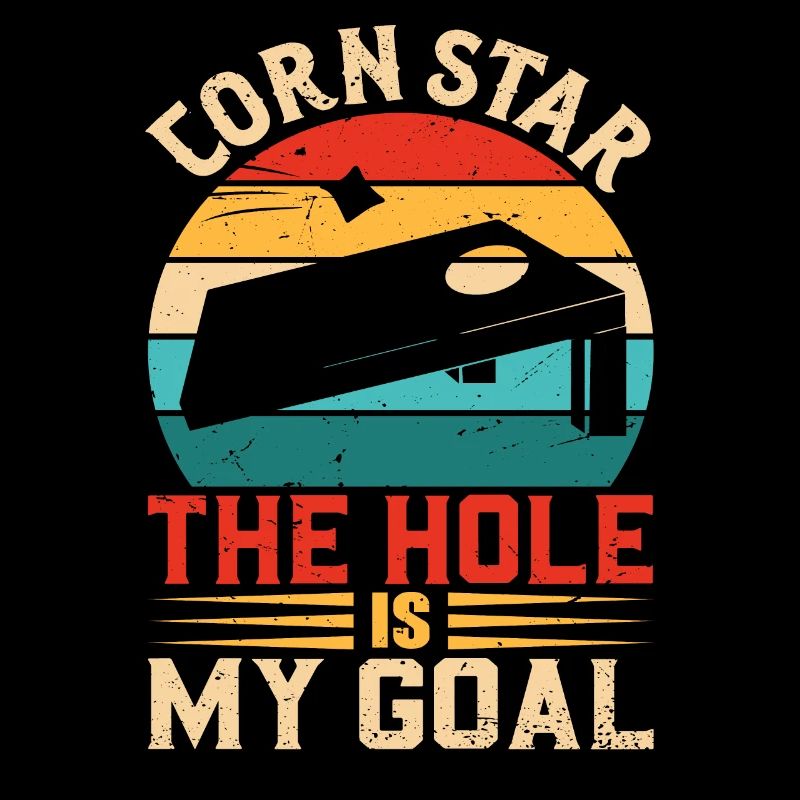 Cornhole Player Team Bean Bags Toss Game Apparel