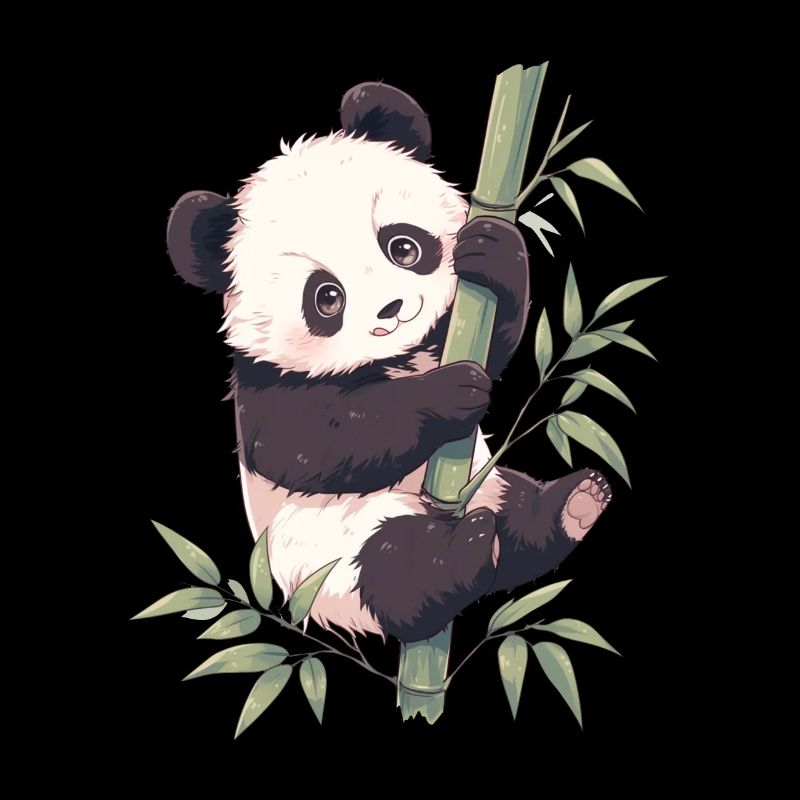 Panda Ours Grimpant Panda Japonais