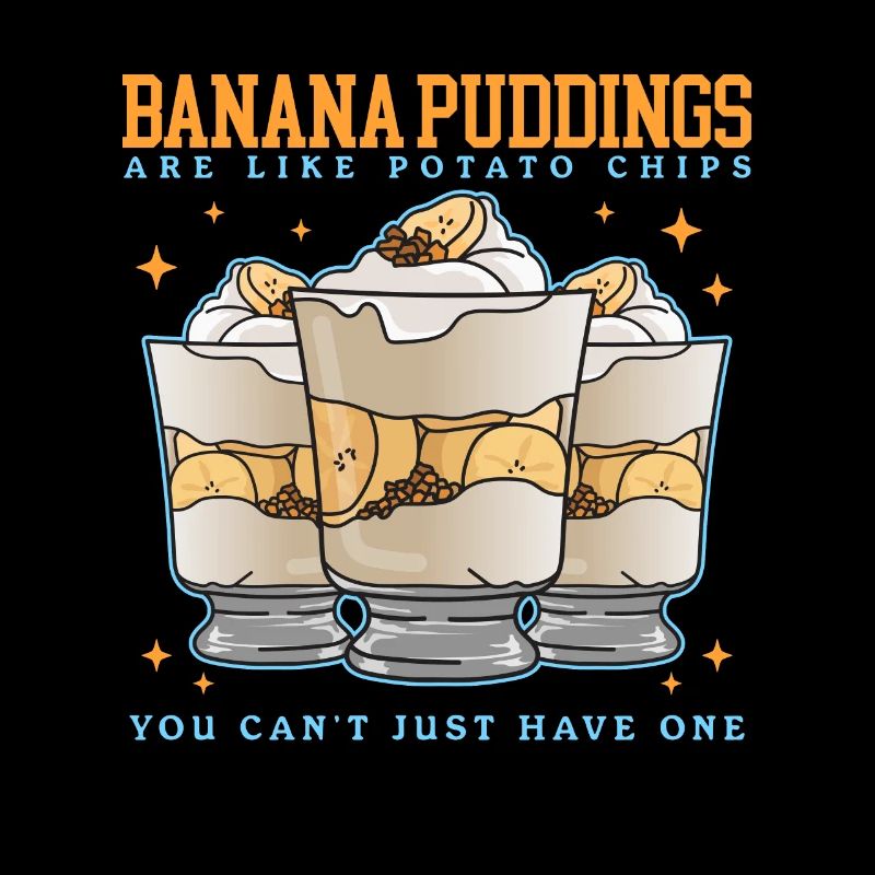 Bananenpudding Bananen Pudding Geschenk