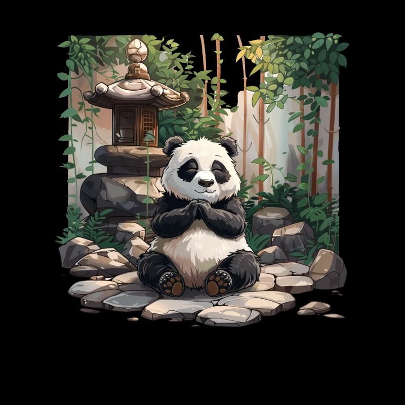 Panda Bear Zen Japanese Giant Panda