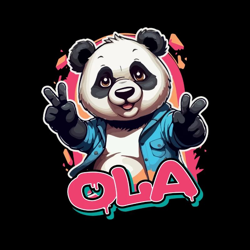 OLA - Schöner Mädchen Name mit coolem Panda