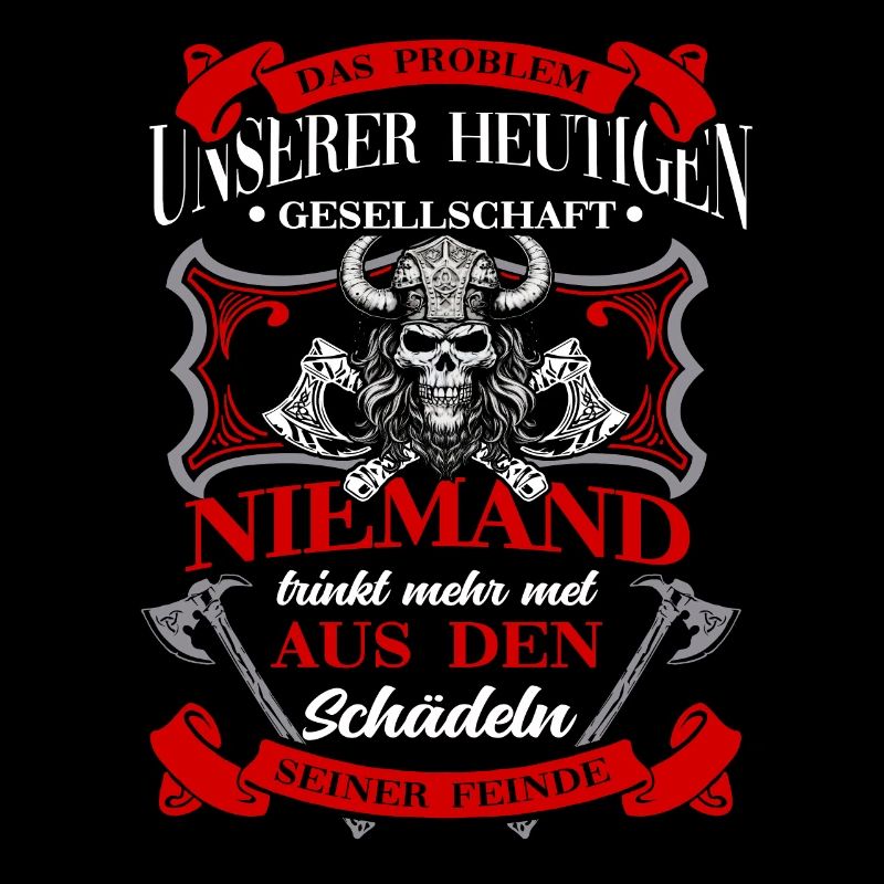 T-shirt Viking Valhalla Valhalla Dieu Odin