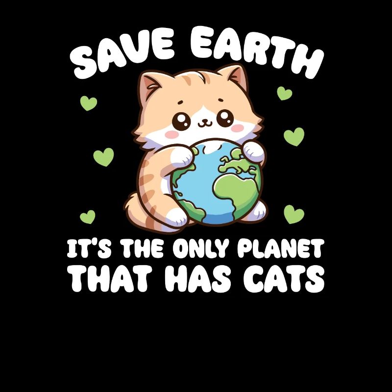 Ist der einzige Planet mit Katzen Earth Day