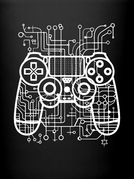 Gaming Controller Drawing
