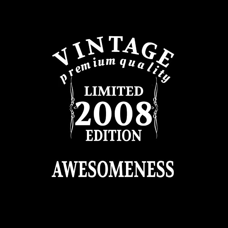 Anniversaire Millésime Né 2008 Limitée