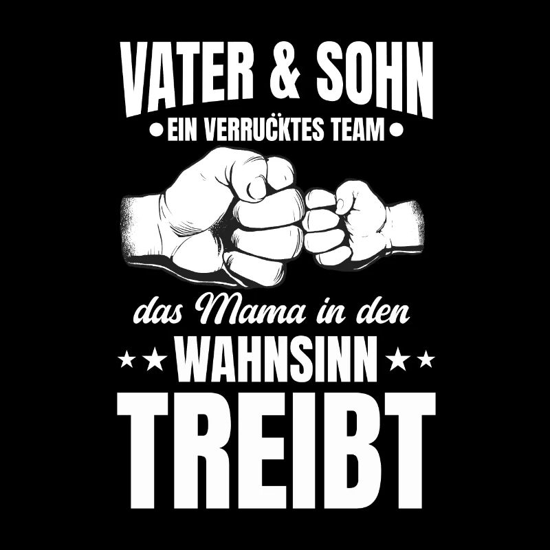Vater & Sohn ein Verrücktes Team Partnerlook
