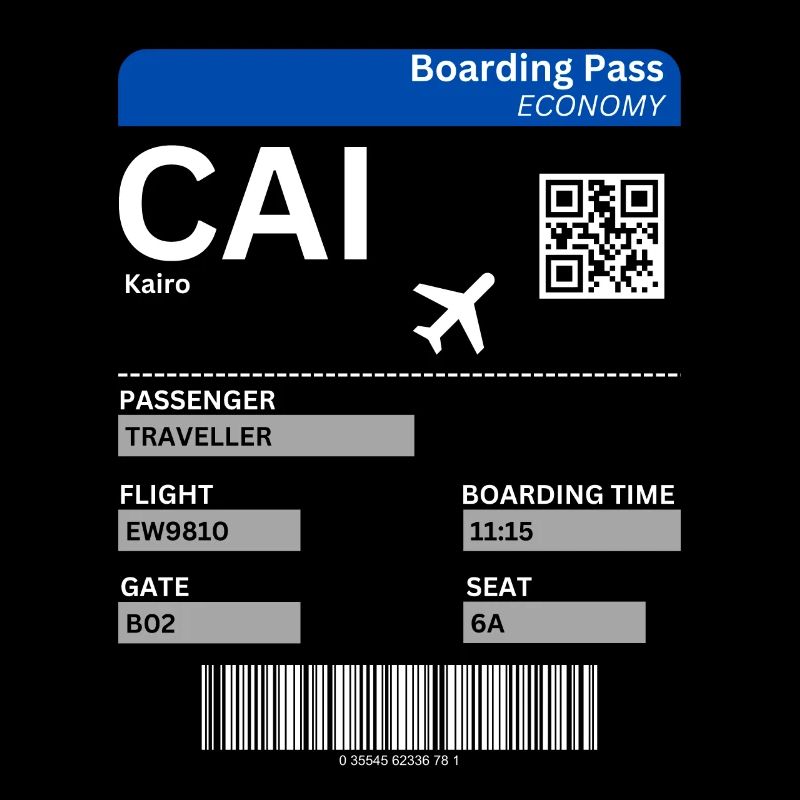 Le Caire Égypte Billet d’avion Le Caire Idée de vacances