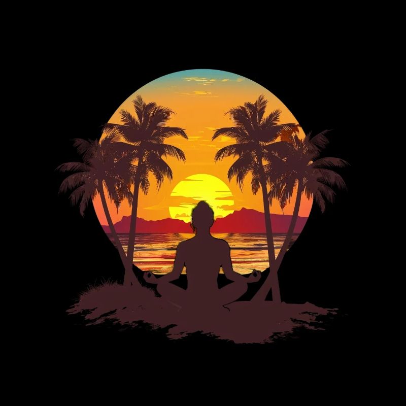 Sunrise Meditation Tropics Zen