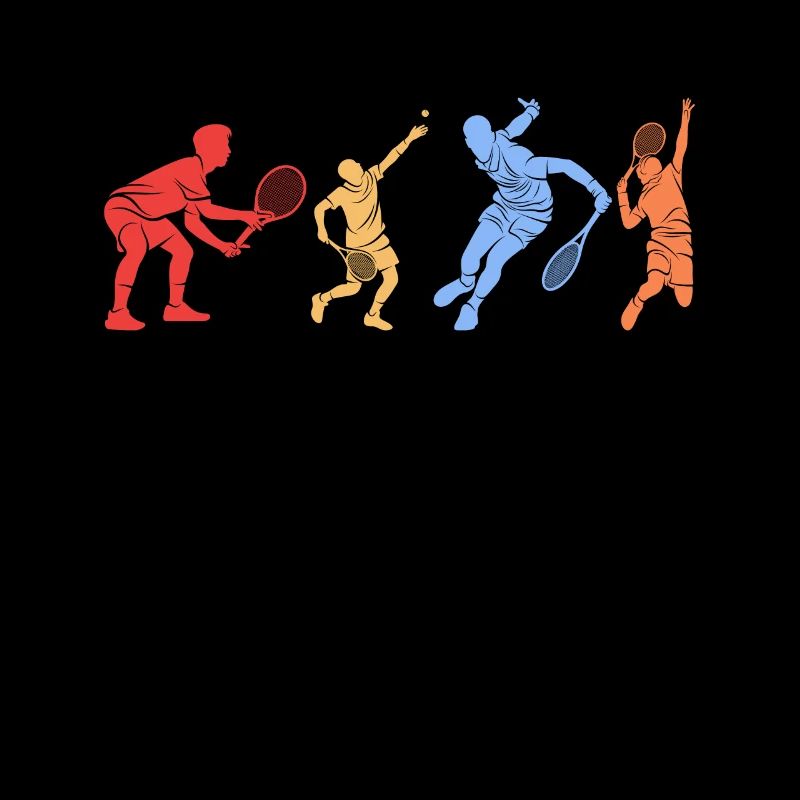 Squash player silhouettes Squash