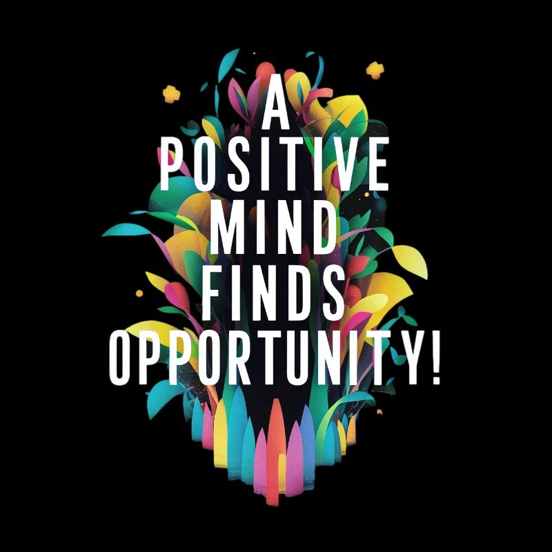 Positiver Geist Entdeckt Chancen