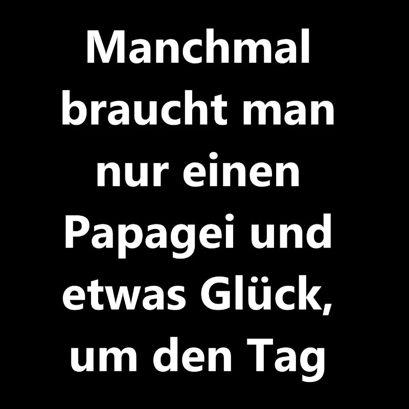 Glücksbringer Papagei Geschenk