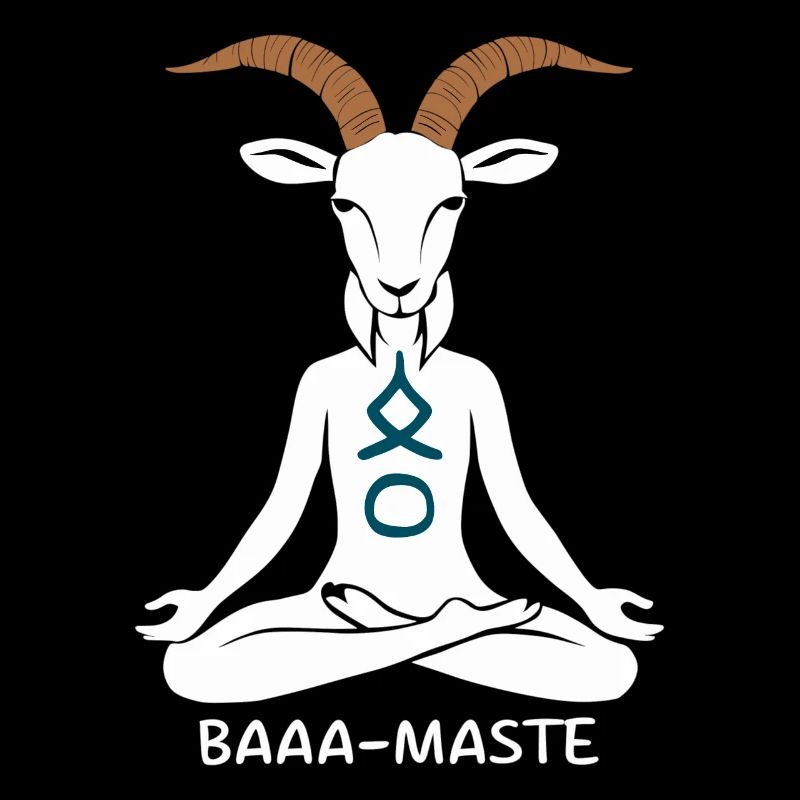 Entspannte Ziege Baaa-Maste Yoga Pose