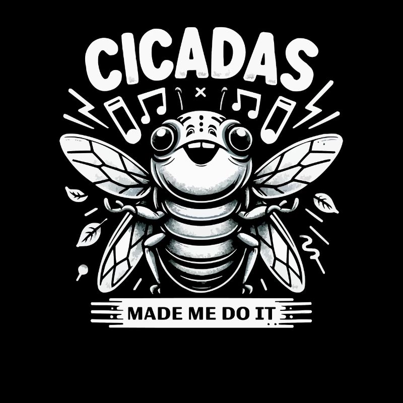 Invasion de cigale Couvain d'insectes Survivant de cigale