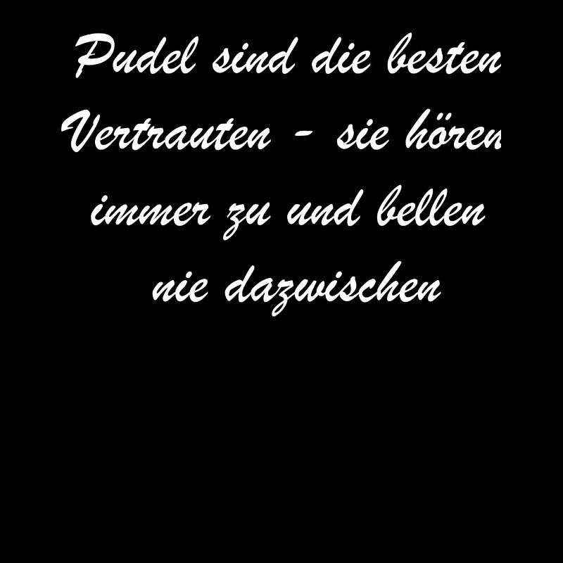 Poodle Confidant Gift