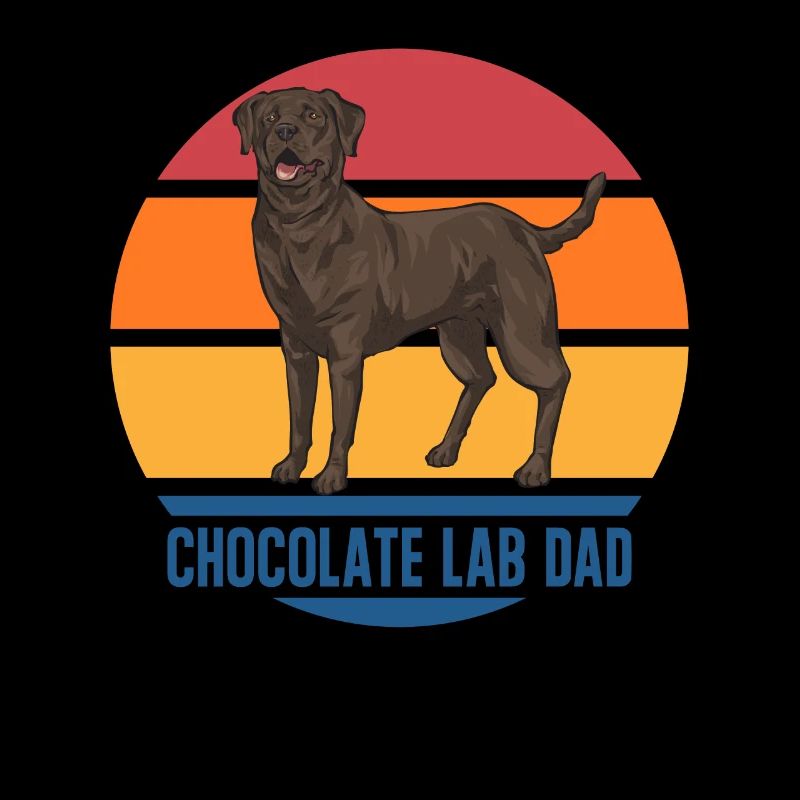 Chien Labrador Retriever brun chocolat