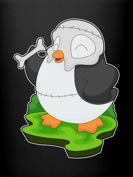 Masque d’Halloween pingouin