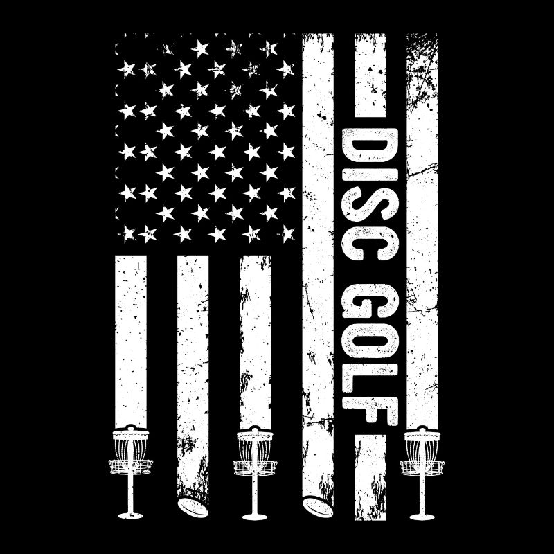 Disc Golf US Flag Disc Golfing