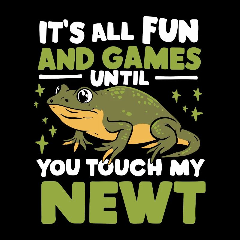 Witziger Molch Spruch