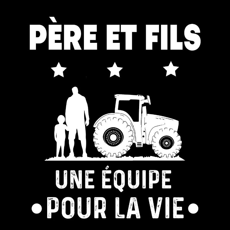 farmer father and son team duo man