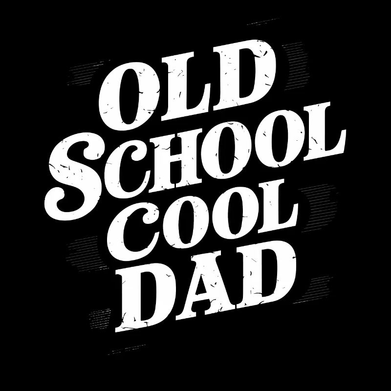 Old School Cool Dad Look rétro