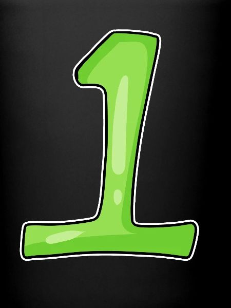 Numéro 1 Vert