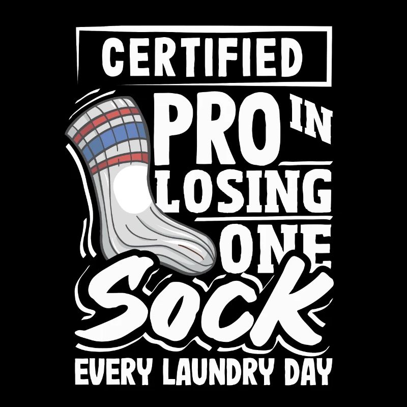 Certifié Pro pour perdre une chaussette à chaque lessive