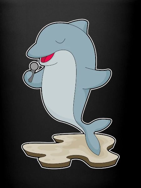 Dolphin Singer Microphone Singing
