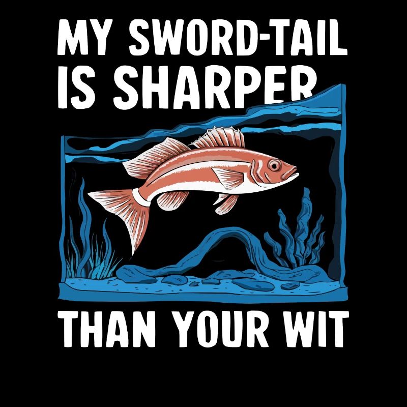 Poisson porte-épée Poisson d'aquarium d'eau douce Aquariste