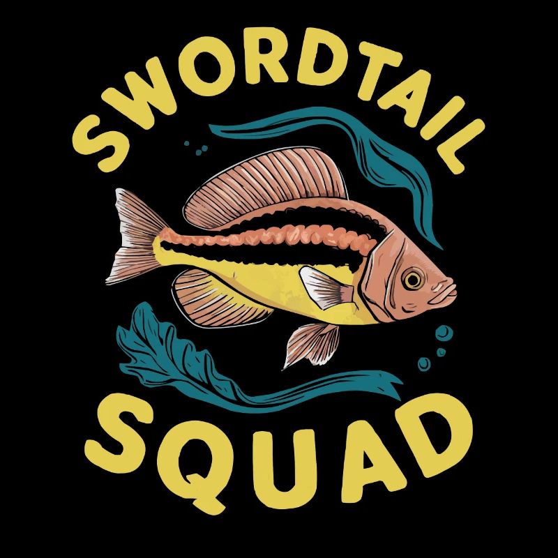 Poisson porte-épée Poisson d'aquarium d'eau douce Aquariste