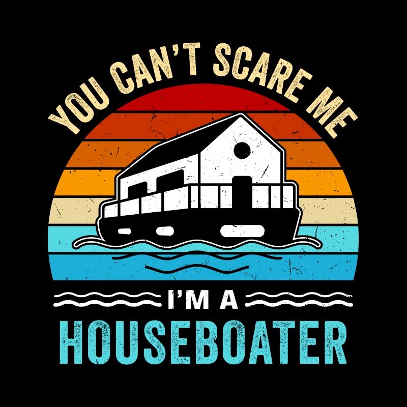 Witziger Hausboot Spruch