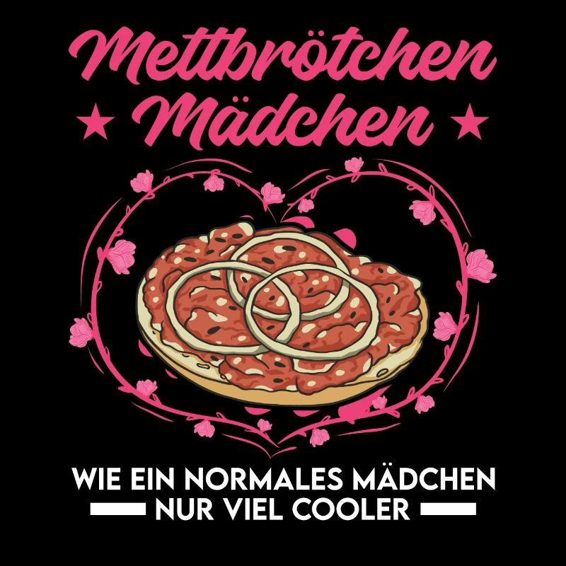 Mettbrötchen Mädchen Mett Hackepeter