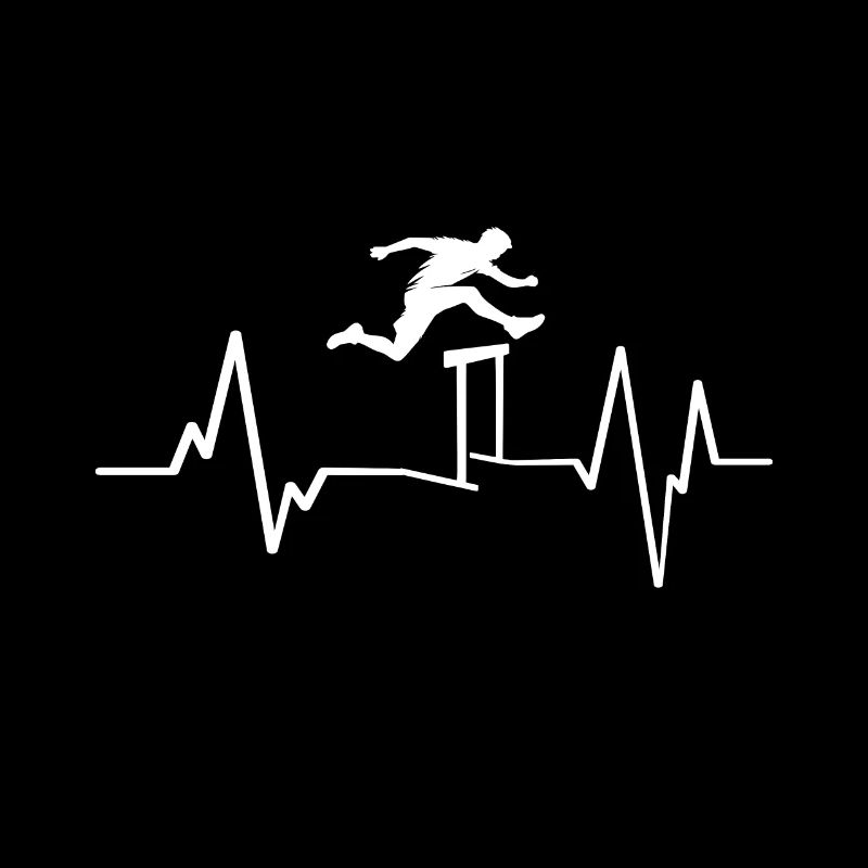 Course d’obstacles athlétisme athlète haies