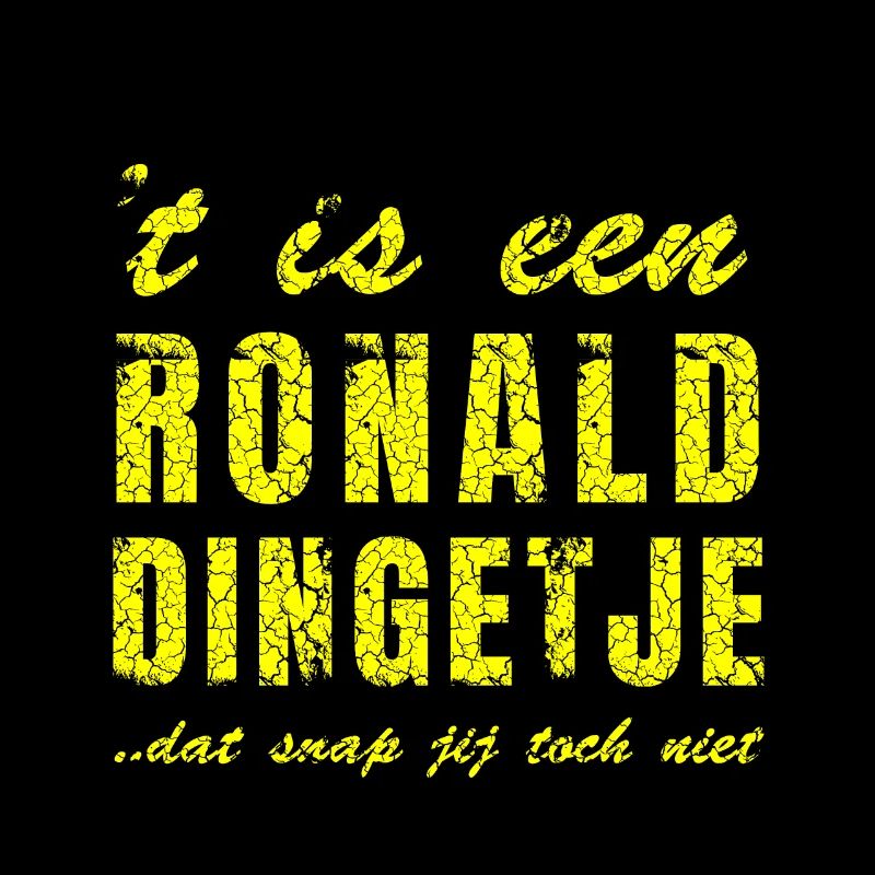 Shirts in Ronald's name; printed mugs,