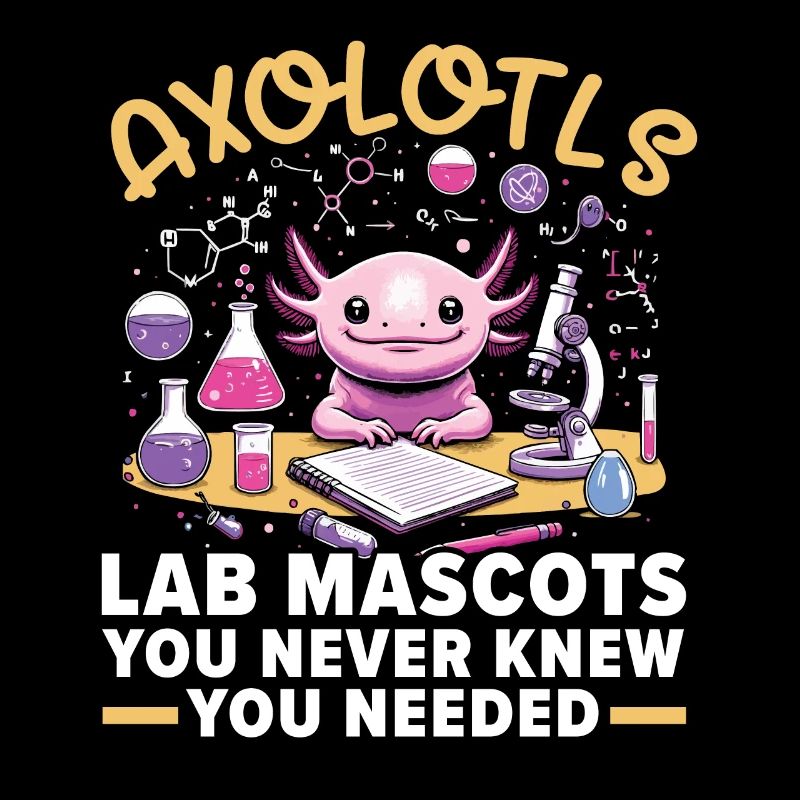 Professeur de sciences axolotl Salamandre mexicaine