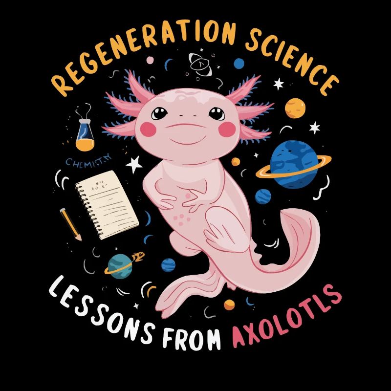 Axolotl Professeur de sciences Salamandre mexicaine