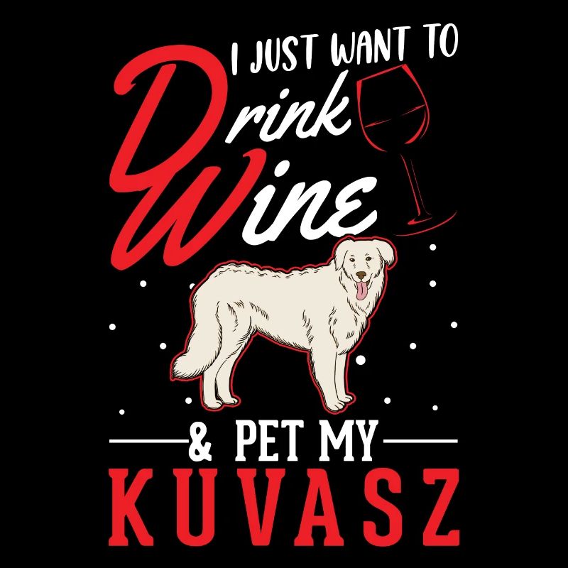 Kuvasz et le vin