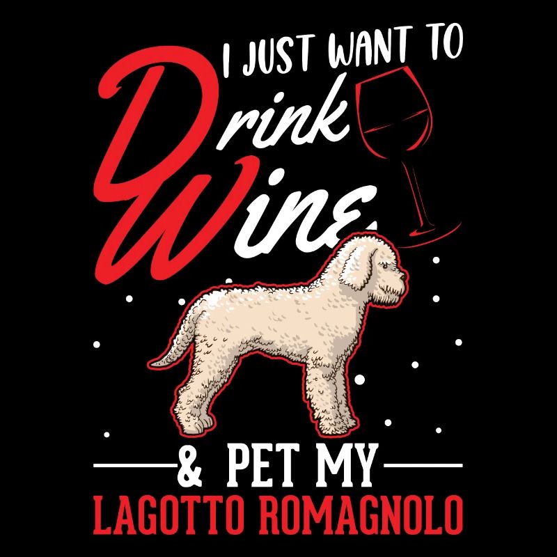 Lagotto Romagnolo et vin